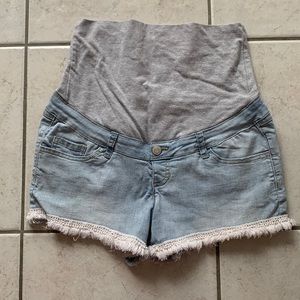Thyme maternity Jean shorts
